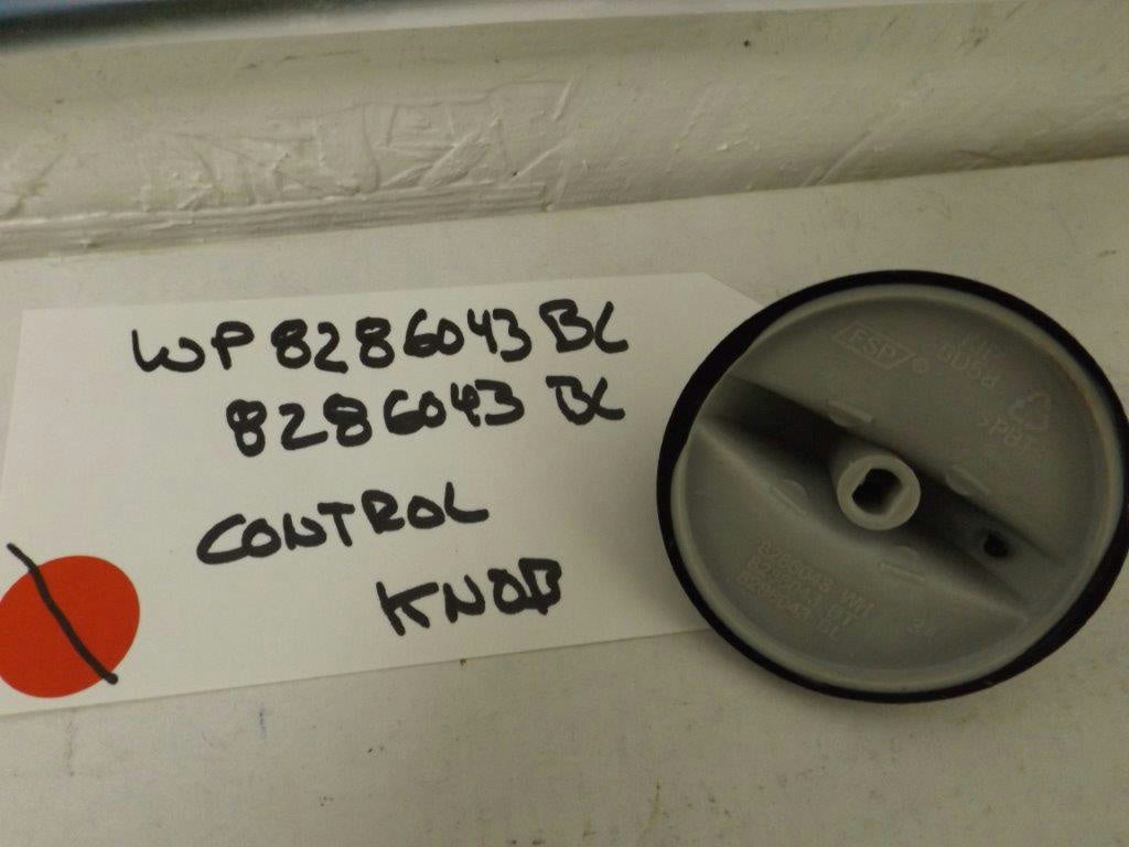 WHIRLPOOL STOVE WP8286043BL 8286043BL CONTROL KNOB USED WHIRLPOOL STOVE WP8286043BL 8286043BL CONTROL KNOB USED